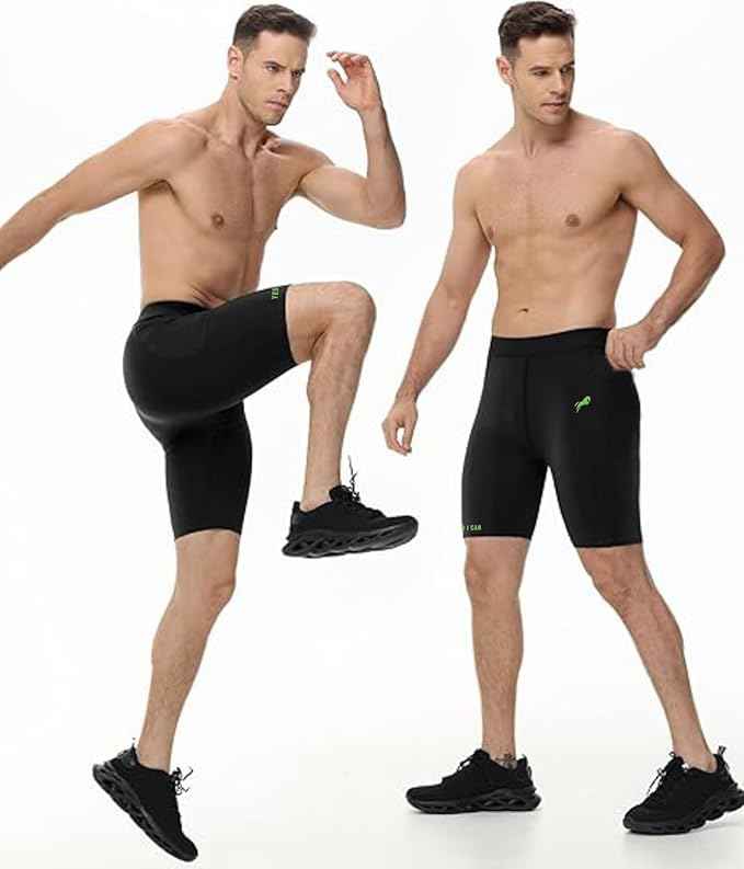 JUST RIDER Compression Men's Skin Tight Shorts for Gym, Running, Cycling, Swimming, Basketball, Cricket, Yoga, Football, Tennis, Badminton & Many More Sports