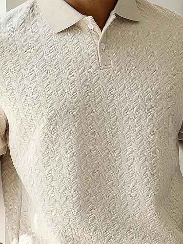 Trillion Jaqquard Men's Polo T Shirt