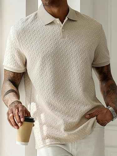 Trillion Jaqquard Men's Polo T Shirt