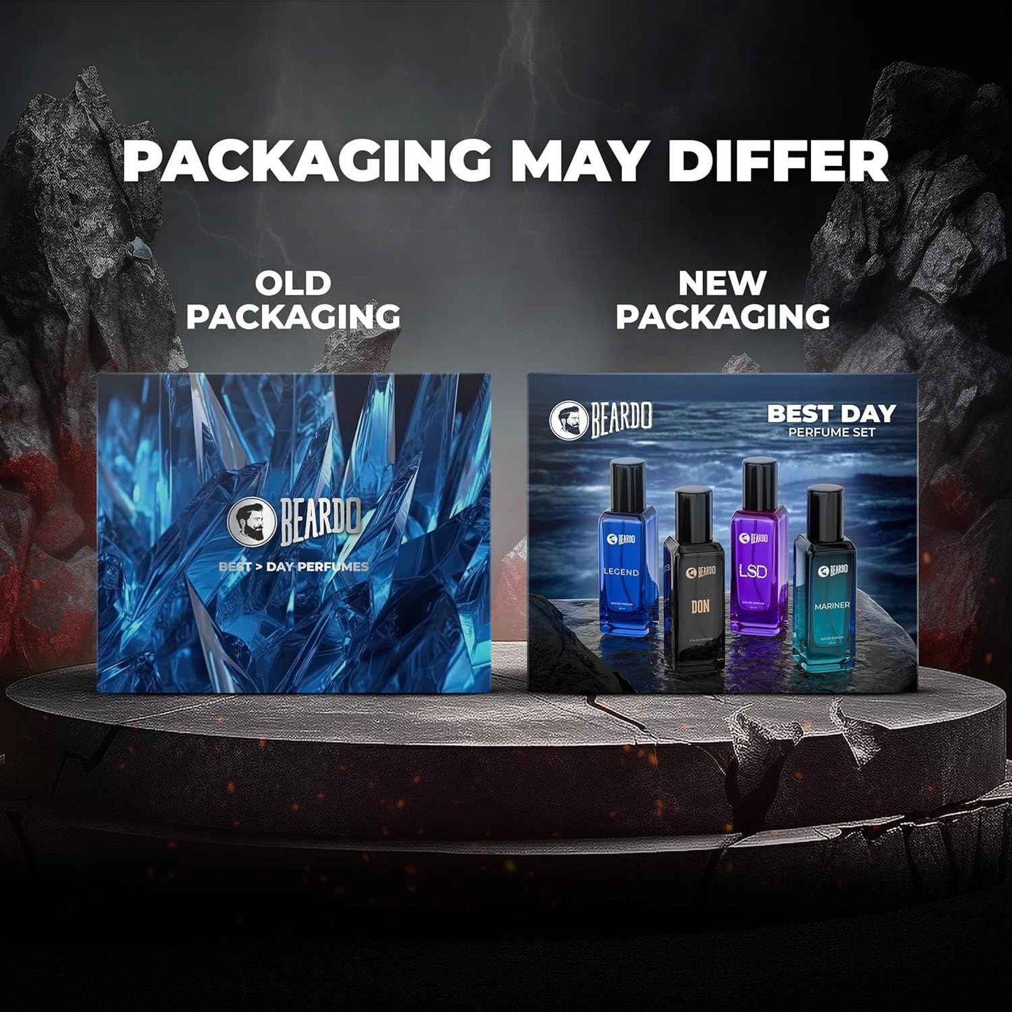 Beardo Day Perfumes For Men 4 x 20ml | Compliment worthy Unisex perfume combo | Long Lasting Perfumes - Fresh & Aquatic Fragrances | Rakhi gift for brother | Gift for brother | Gift for husband
