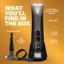 BOMBAY SHAVING COMPANY Body And Pubic Hair Trimmer for Men | For Men's Private Parts | Fully Waterproof Trimmer 90 min Runtime 4 Length Settings  (Black)