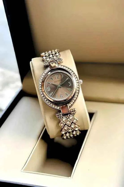 Premium Color Smooth Finish COMBO Pack 2 Analog Watch for Women BROWN