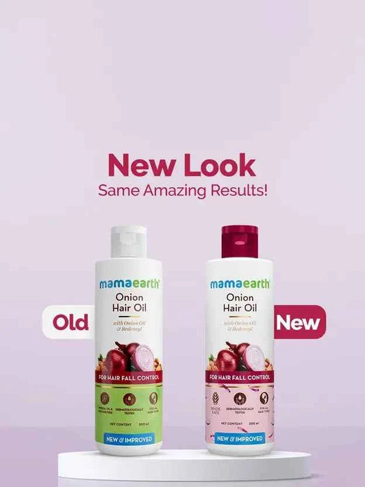 Mamaearth Onion Redensyl For Fall Control Hair Oil  (200 ml)