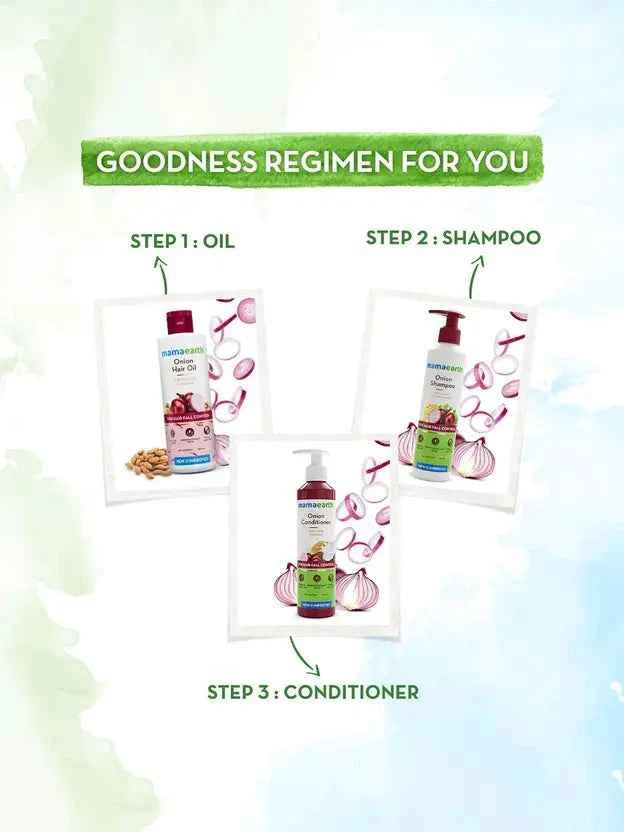 Mamaearth Onion Redensyl For Fall Control Hair Oil  (200 ml)