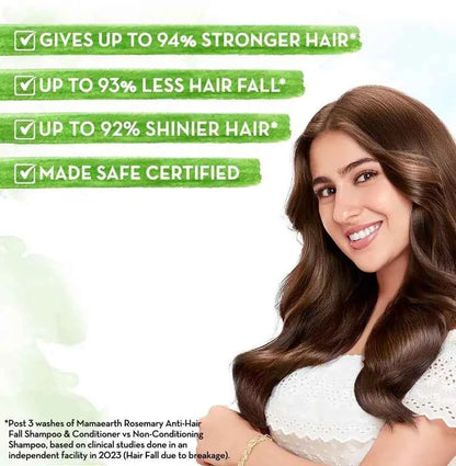 Mamaearth Rosemary Anti-HairFall Shampoo with Rosemary & Methi Dana for Reducing Hair Loss  (250 ml)