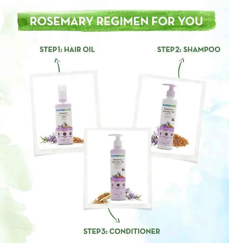 Mamaearth Rosemary Anti-HairFall Shampoo with Rosemary & Methi Dana for Reducing Hair Loss  (250 ml)