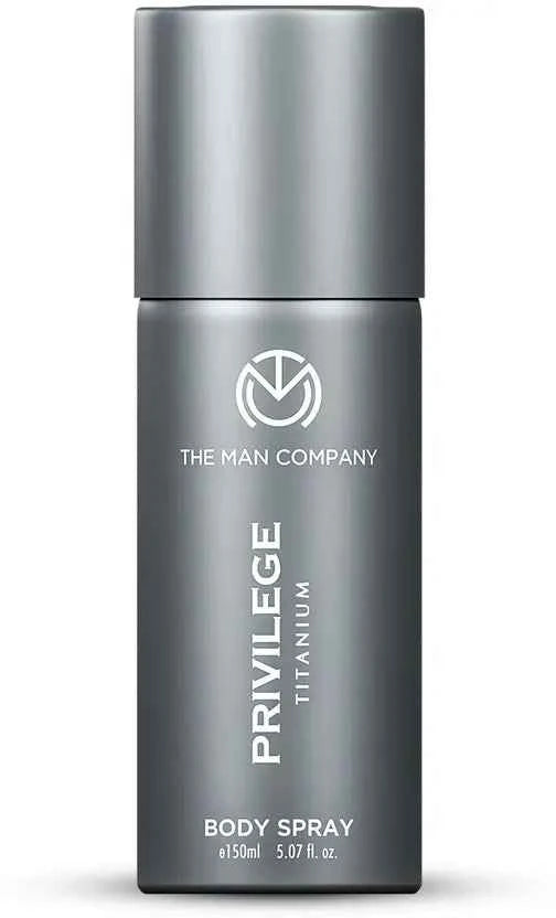 THE MAN COMPANY Privilege Hero, Titanium & Champion | Long-Lasting Deodorant Spray - For Men  (450 ml, Pack of 3)