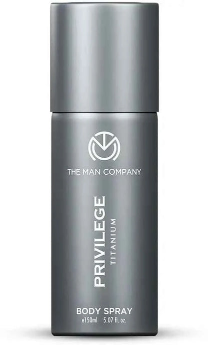 THE MAN COMPANY Privilege Hero, Titanium & Champion | Long-Lasting Deodorant Spray - For Men  (450 ml, Pack of 3)
