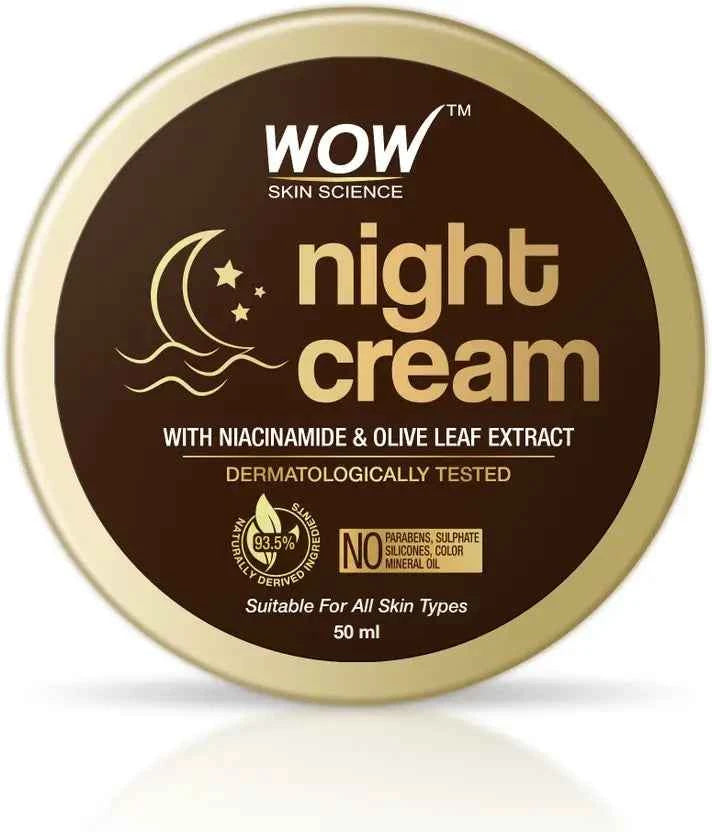 WOW SKIN SCIENCE Repair & Restore Night Cream | Repairs Skin Damage|Fights Skin Aging  (50 ml)