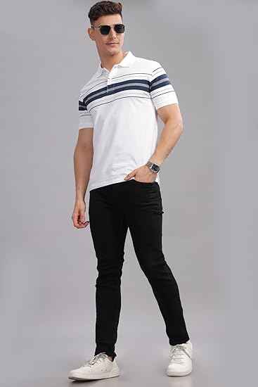 ADRO Regular Fit Polo T-Shirt for Men