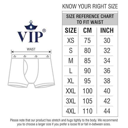 VIP Men's Cotton Trunks Solid Underwear (Pack of 3)