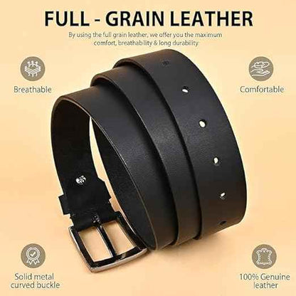 JUST-STYLE Belts for Men Leather Original