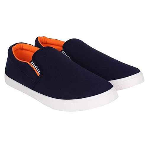 BRUTON FITMAN Loafers Sneakers Slip-on Shoes for Men- Orange