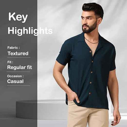 TAGDO Men's Regular Fit Casual Shirt