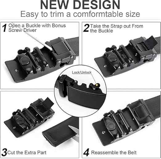 Vegan Leather Belt for Men