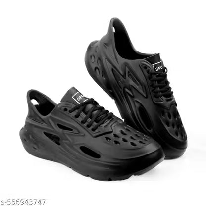 Black Sport Imported Lace Up Clogs For Men | Sandals For Men | Shoes For Men | Croc for Men,  Croc for Women | Clog for Women