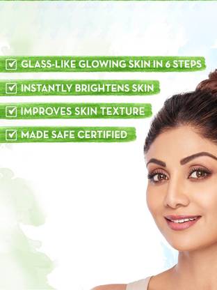 Mamaearth Rice Facial Kit With Rice Water & Niacinamide For Glass Skin In 6 Easy Steps  (6 x 10 g)