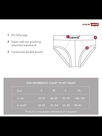 Levi's  Men's Pure Cotton Solid Zudiostore