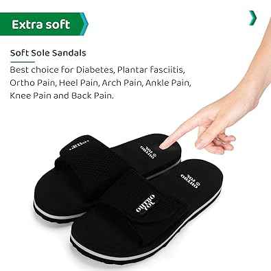 ORTHO JOY Extra Soft Doctor Ortho Slippers for Men/Flip-flops