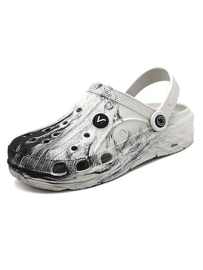 SVAAR Men's Marble Effect Classic Clogs