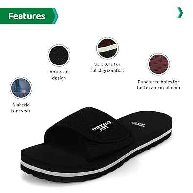 ORTHO JOY Extra Soft Doctor Ortho Slippers for Men/Flip-flops