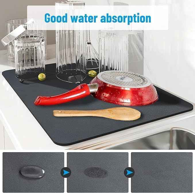 ECO METRIX Kitchen Utensil Dish Drying Mat