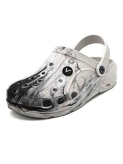 SVAAR Men's Marble Effect Classic Clogs