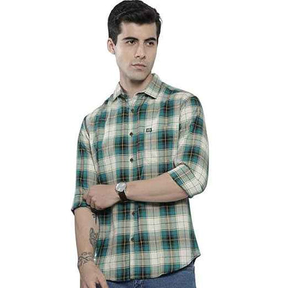 The Indian Garage Co Men's Cotton Regular Casual Shirt