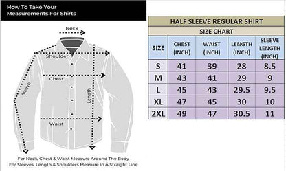 Lymio Men Cotton Regular Fit Shirt