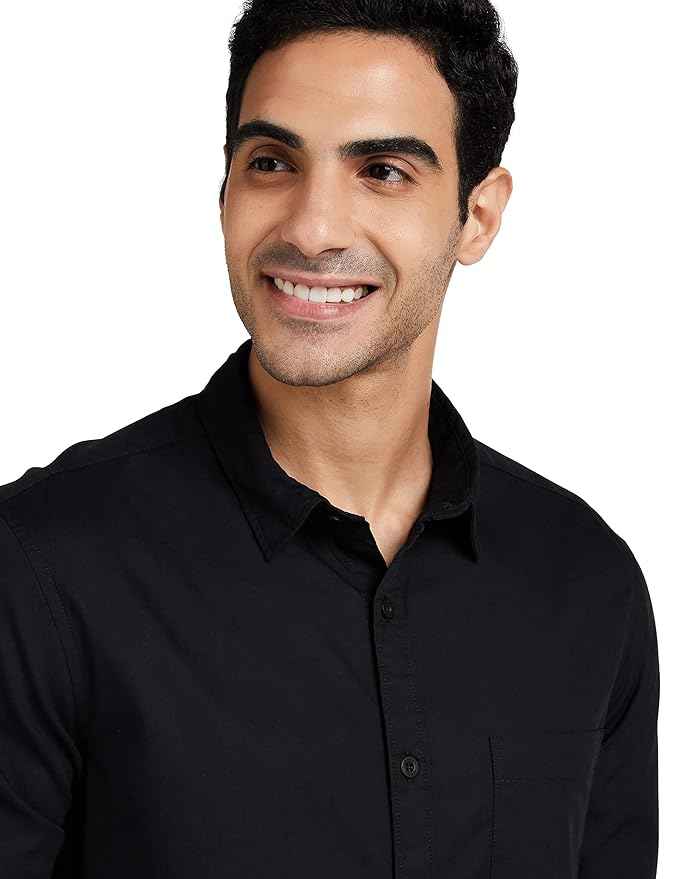 Men's Cotton Shirt | Casual | Plain | Full Sleeve | Summer - Regular Fit