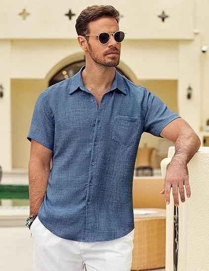 Lymio Men Cotton Regular Fit Shirt