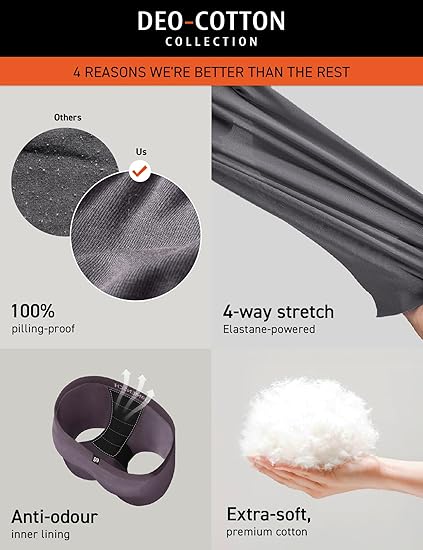 DAMENSCH Deo-Cotton Solid Underwear Zudiostore