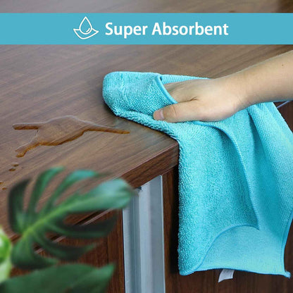 HOMEXCEL Microfiber Cleaning Cloth,8 Pack Cleaning Rag,Cleaning Towels