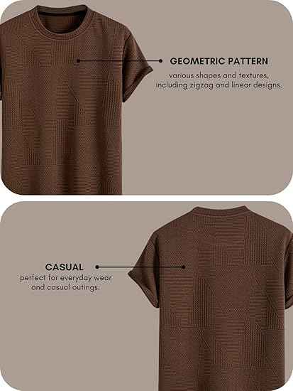 GRECIILOOKS T Shirt for Men Cotton
