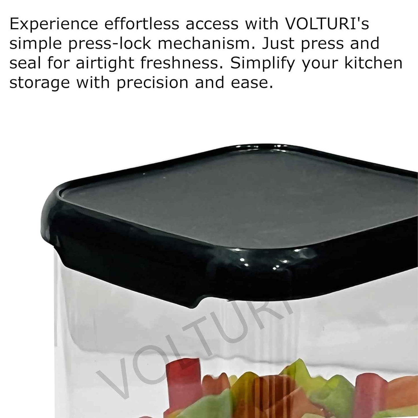VOLTURI Air Tight Kitchen Containers Set of 6 Kitchen Storage Box
