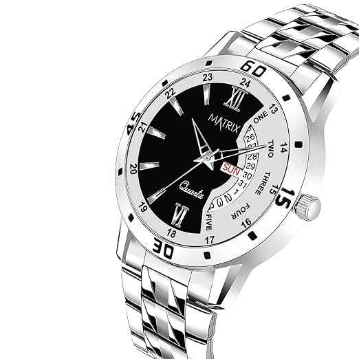 Matrix Analog Day & Day Wrist Watch for Men & Boys