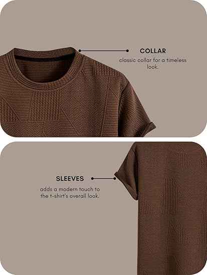 GRECIILOOKS T Shirt for Men Cotton