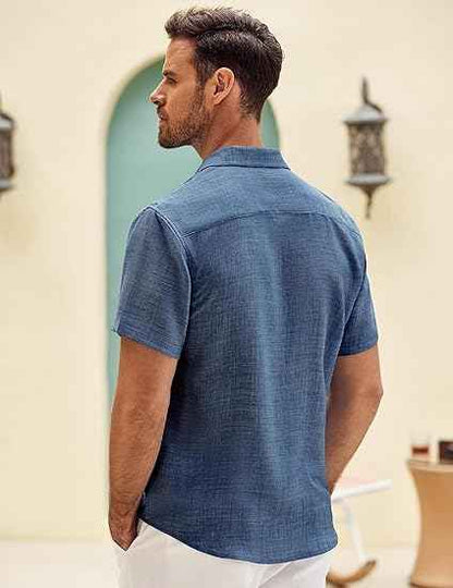 Lymio Men Cotton Regular Fit Shirt