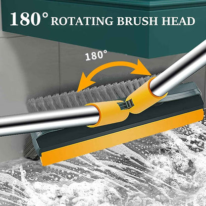 ROKTRY Bathroom Cleaning Brush with Wiper Upgraded 3 in 1