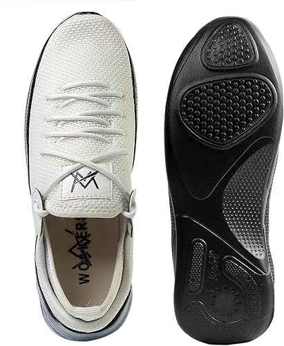 WOAKERS Men's Stylish White Sneaker