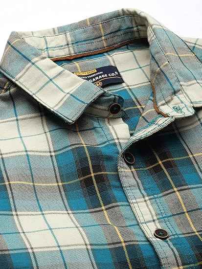 The Indian Garage Co Men's Cotton Regular Casual Shirt