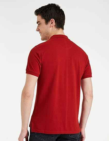 Symbol Men's Cotton Rich Solid Polo Tshirt