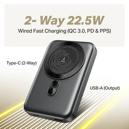 boAt New Launch 10000mAh Magnetic Wireless Powerbank.