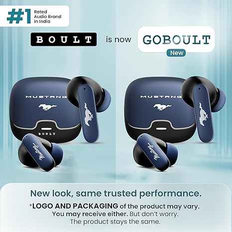 GOBOULT x Mustang Derby Truly Wireless in Ear Earbuds with 100H Playtime