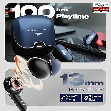 GOBOULT x Mustang Derby Truly Wireless in Ear Earbuds with 100H Playtime