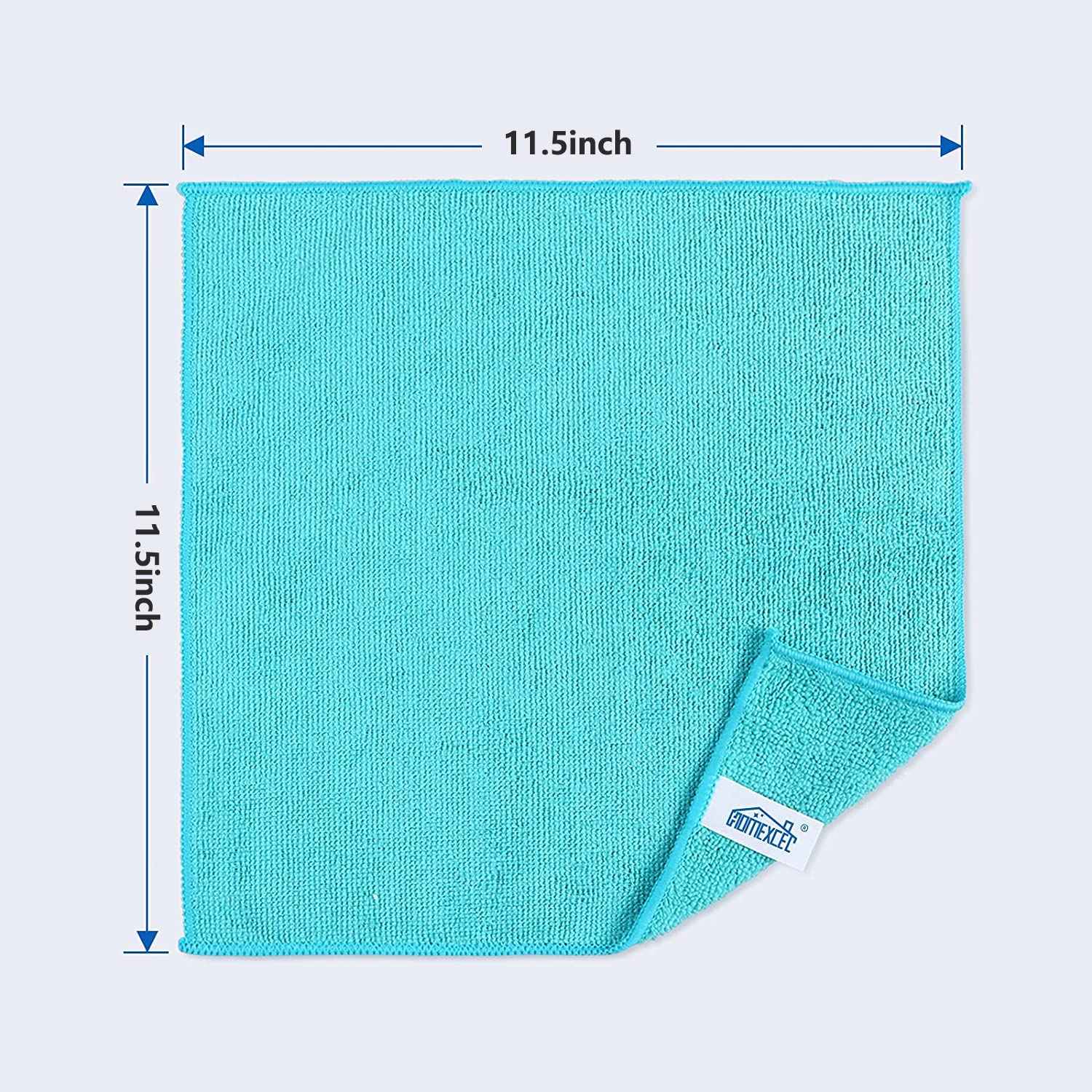 HOMEXCEL Microfiber Cleaning Cloth,8 Pack Cleaning Rag,Cleaning Towels