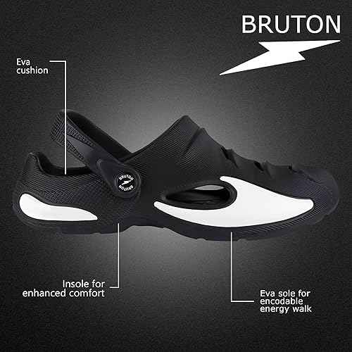 BRUTON Extra Soft Men's Classic Casual Sandals/Clogs