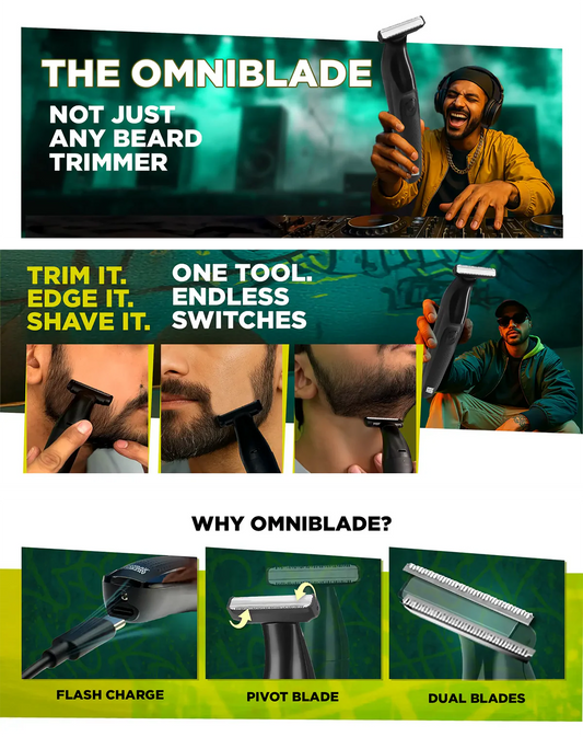 OmniBlade Trimmer BOMBAY SHAVING COMPANY - Zudioshop