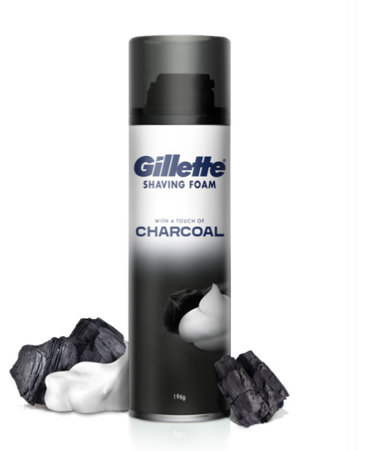 Gillette Men Pre-Shave Foam with Charcoal - 196g  | Zudio |Zudio Shop | Zudio Online