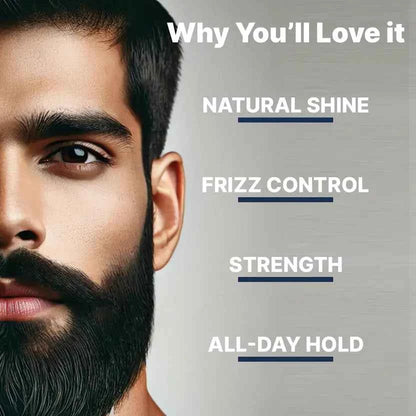 ALL MAN Fuzz Fixer Beard Styling Paste, Strong Hold Cream Wax,Mango Butter, Milk Protein Beard Cream  (50 g)